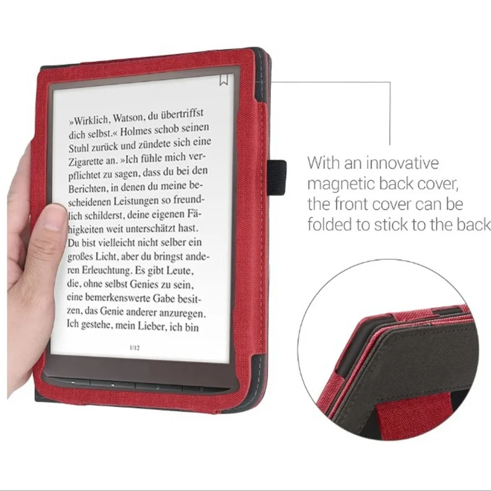 Kwmobile Case Compatible with Pocketbook InkPad 3/3 Pro/Color/Vivlio InkPad 3